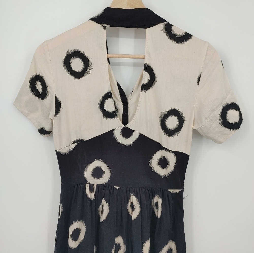 Lil Two Tone Color Block Print Dress - Picture 6 of 9